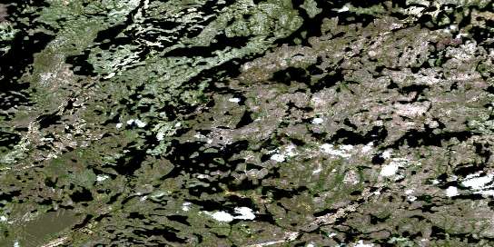Air photo: Corbett Lake Satellite Image map 064O11 at 1:50,000 Scale