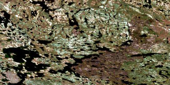 Air photo: Sellar Lake Satellite Image map 064P03 at 1:50,000 Scale