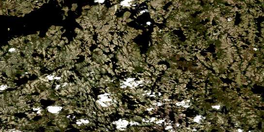 Air photo: Little Duck Lake Satellite Image map 064P05 at 1:50,000 Scale
