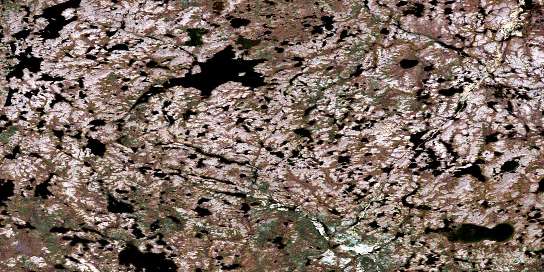 Air photo: Fallis Lake Satellite Image map 064P06 at 1:50,000 Scale