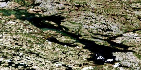 Air photo: Edehon Lake Satellite Image map 065A06 at 1:50,000 Scale