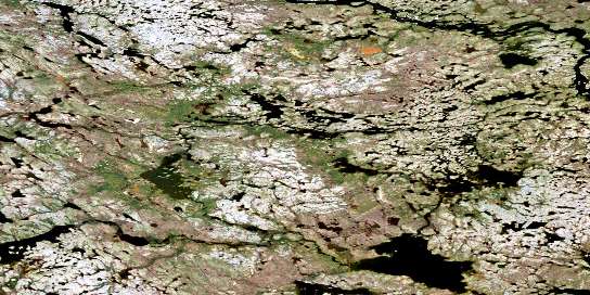 No Title Satellite Map 065A08 at 1:50,000 scale - National Topographic System of Canada (NTS) - Orthophoto