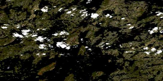 Air photo: Indian Camp Island Satellite Image map 065B04 at 1:50,000 Scale