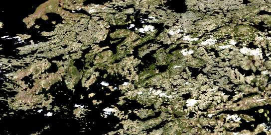 No Title Satellite Map 065B06 at 1:50,000 scale - National Topographic System of Canada (NTS) - Orthophoto