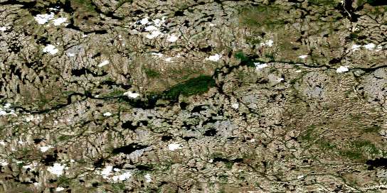 Portage Rapids Satellite Map 065B09 at 1:50,000 scale - National Topographic System of Canada (NTS) - Orthophoto