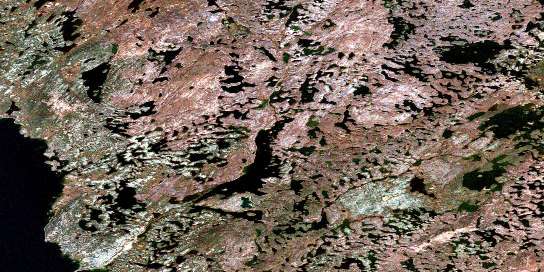 Gale Lake Satellite Map 065C05 at 1:50,000 scale - National Topographic System of Canada (NTS) - Orthophoto