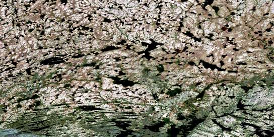 Simons Lake Satellite Map 065C09 at 1:50,000 scale - National Topographic System of Canada (NTS) - Orthophoto