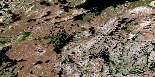 Tabane Lake Satellite Map 065C12 at 1:50,000 scale - National Topographic System of Canada (NTS) - Orthophoto