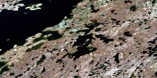 Air photo: Latimer Lake Satellite Image map 065D10 at 1:50,000 Scale