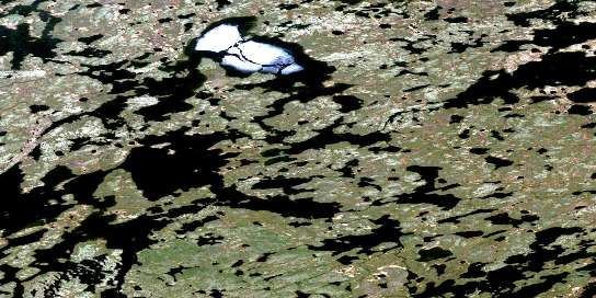 Air photo: Lone Lake Satellite Image map 065D12 at 1:50,000 Scale