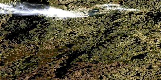 Air photo: Arnot Lake Satellite Image map 065E06 at 1:50,000 Scale