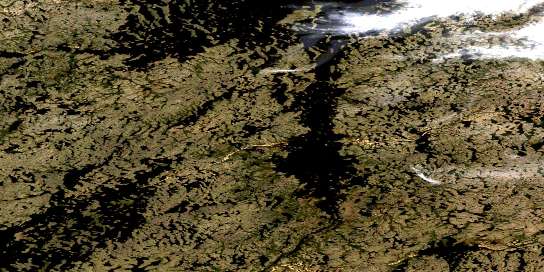 Air photo: Blue Island Satellite Image map 065E09 at 1:50,000 Scale