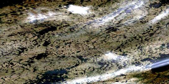Air photo: Enekatcha Lake Satellite Image map 065E15 at 1:50,000 Scale
