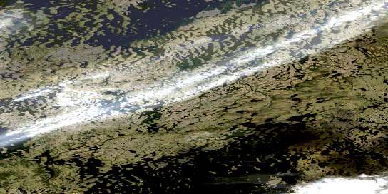 Air photo: Blue Lake Satellite Image map 065E16 at 1:50,000 Scale
