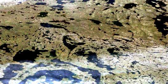 No Title Satellite Map 065G06 at 1:50,000 scale - National Topographic System of Canada (NTS) - Orthophoto