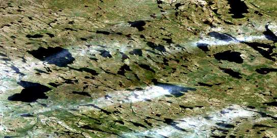 Air photo: Bernier Lake Satellite Image map 065G08 at 1:50,000 Scale
