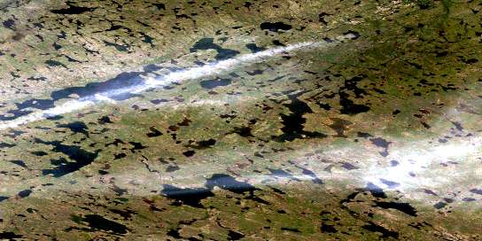 Air photo: Krekot Lake Satellite Image map 065G10 at 1:50,000 Scale