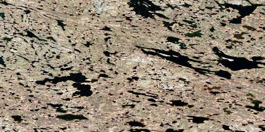 Air photo: Sutcliffe Lake Satellite Image map 065G11 at 1:50,000 Scale