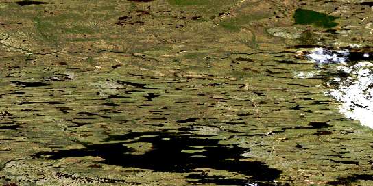 Air photo: Ray Lake Satellite Image map 065H01 at 1:50,000 Scale
