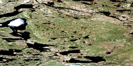 No Title Satellite Map 065H04 at 1:50,000 scale - National Topographic System of Canada (NTS) - Orthophoto