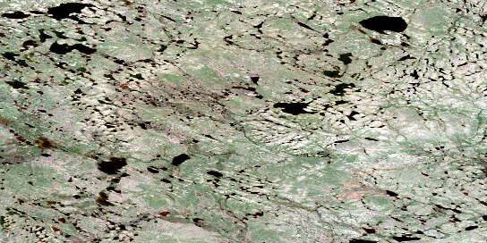 No Title Satellite Map 065J15 at 1:50,000 scale - National Topographic System of Canada (NTS) - Orthophoto