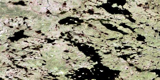 No Title Satellite Map 065K10 at 1:50,000 scale - National Topographic System of Canada (NTS) - Orthophoto