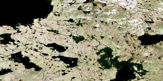 No Title Satellite Map 065K15 at 1:50,000 scale - National Topographic System of Canada (NTS) - Orthophoto