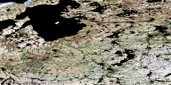 Air photo: Gravel Hill Lake Satellite Image map 065L04 at 1:50,000 Scale