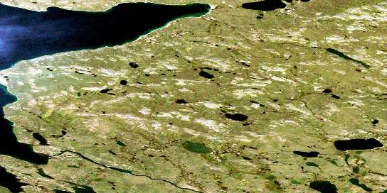 Air photo: Kunwak River Satellite Image map 065P14 at 1:50,000 Scale