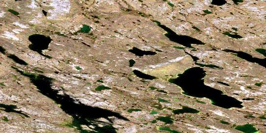 Air photo: Qikittalik Lake Satellite Image map 066A07 at 1:50,000 Scale