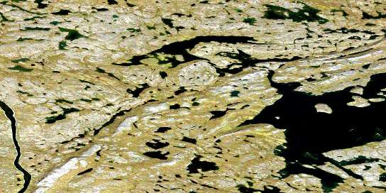 Half Way Hills Satellite Map 066A09 at 1:50,000 scale - National Topographic System of Canada (NTS) - Orthophoto