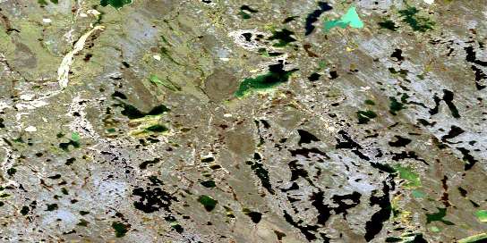 No Title Satellite Map 066G09 at 1:50,000 scale - National Topographic System of Canada (NTS) - Orthophoto