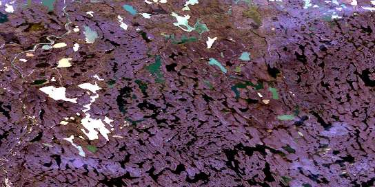 No Title Satellite Map 066K11 at 1:50,000 scale - National Topographic System of Canada (NTS) - Orthophoto