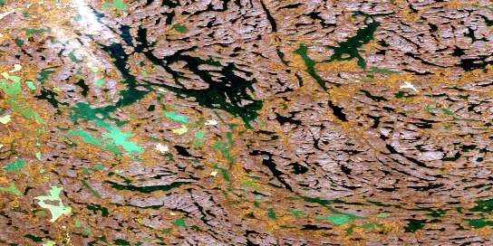 No Title Satellite Map 066M02 at 1:50,000 scale - National Topographic System of Canada (NTS) - Orthophoto