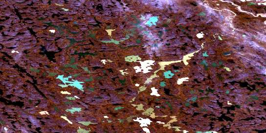Air photo: Arlone Lake Satellite Image map 066M08 at 1:50,000 Scale