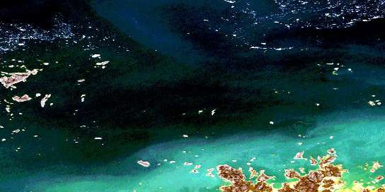 Air photo: Mctavish Point Satellite Image map 066N14 at 1:50,000 Scale