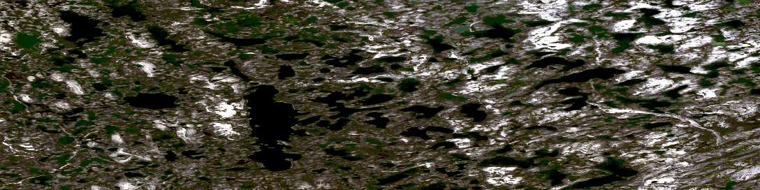 Air photo: Tasekyoak Lake Satellite Image map 067A16 at 1:50,000 Scale