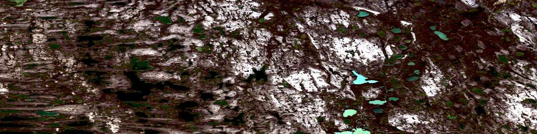 No Title Satellite Map 067F05 at 1:50,000 scale - National Topographic System of Canada (NTS) - Orthophoto
