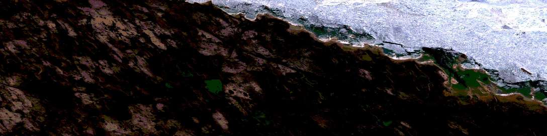 Air photo: Cape Jensen Satellite Image map 067F06 at 1:50,000 Scale
