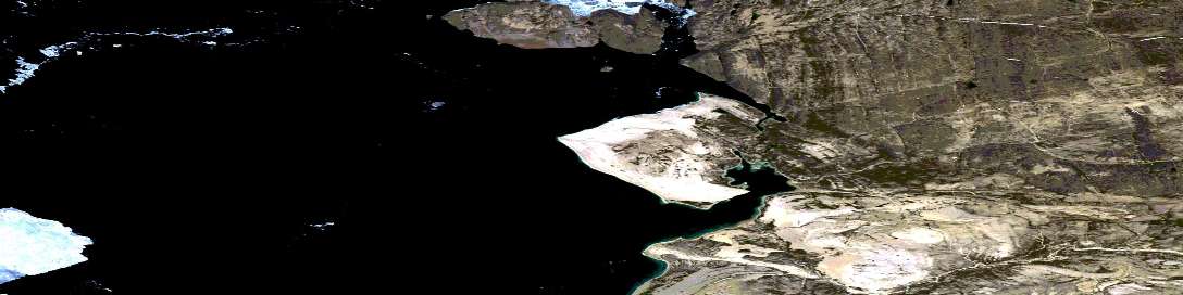 Air photo: Hartstene Point Satellite Image map 067H01 at 1:50,000 Scale