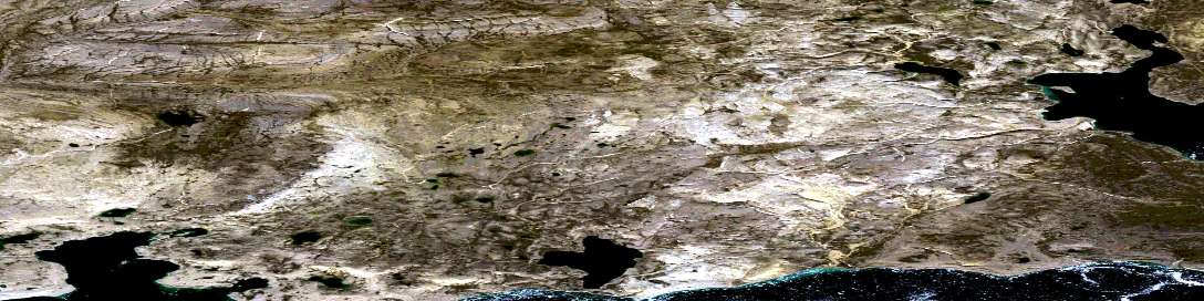 Freemans Cove Satellite Map 068H03 at 1:50,000 scale - National Topographic System of Canada (NTS) - Orthophoto