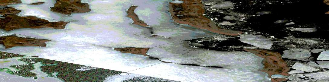 Truro Island Satellite Map 068H07 at 1:50,000 scale - National Topographic System of Canada (NTS) - Orthophoto