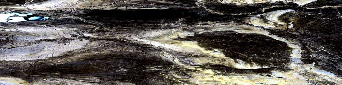 Caledonian River Satellite Map 068H11 at 1:50,000 scale - National Topographic System of Canada (NTS) - Orthophoto