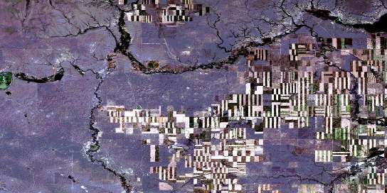 Air photo: Consul Satellite Image map 072F05 at 1:50,000 Scale