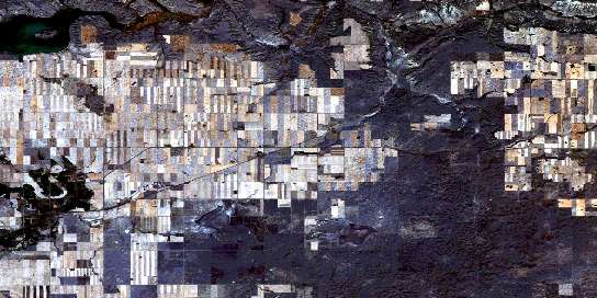 Air photo: Ravenscrag Satellite Image map 072F06 at 1:50,000 Scale