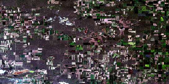 Air photo: Lake Alma Satellite Image map 072H01 at 1:50,000 Scale