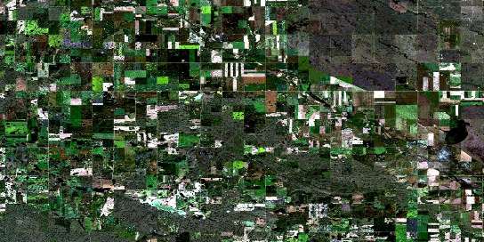 Air photo: Radville Satellite Image map 072H08 at 1:50,000 Scale