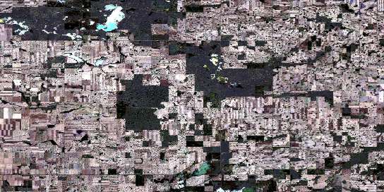 Horizon Satellite Map 072H11 at 1:50,000 scale - National Topographic System of Canada (NTS) - Orthophoto