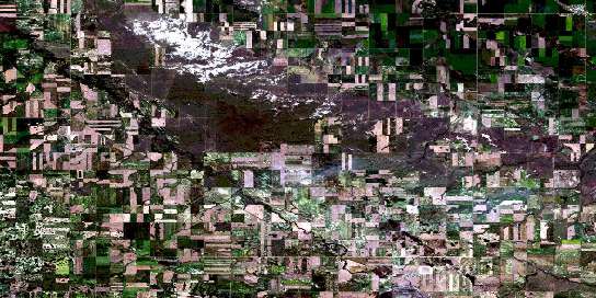 Dummer Satellite Map 072H15 at 1:50,000 scale - National Topographic System of Canada (NTS) - Orthophoto