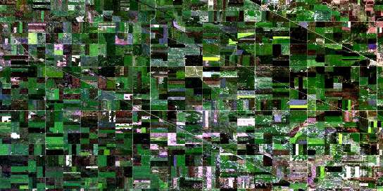 Air photo: Riceton Satellite Image map 072I01 at 1:50,000 Scale